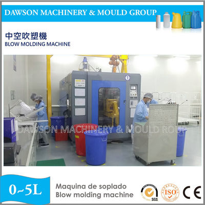 Máquina que sopla del moldeo por insuflación de aire comprimido del HDPE ABLB65I de la máquina 5L 2 del ANIMAL DOMÉSTICO automático de la cavidad