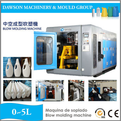 botella completamente automática del HDPE de la máquina 4.8t Plasticization del moldeo por insuflación de aire comprimido de 3L 75m m