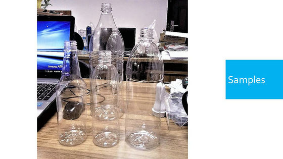Botellas de agua minerales del animal doméstico por insuflación de aire comprimido el moldeo formando la máquina