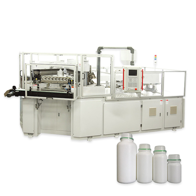Velocidad plástica de la máquina del moldeo por insuflación de aire comprimido de inyección de la botella química del pesticida