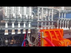 Máquina de moldeo por soplado y extrusión de boca ancha con 5 cabezales de troquel