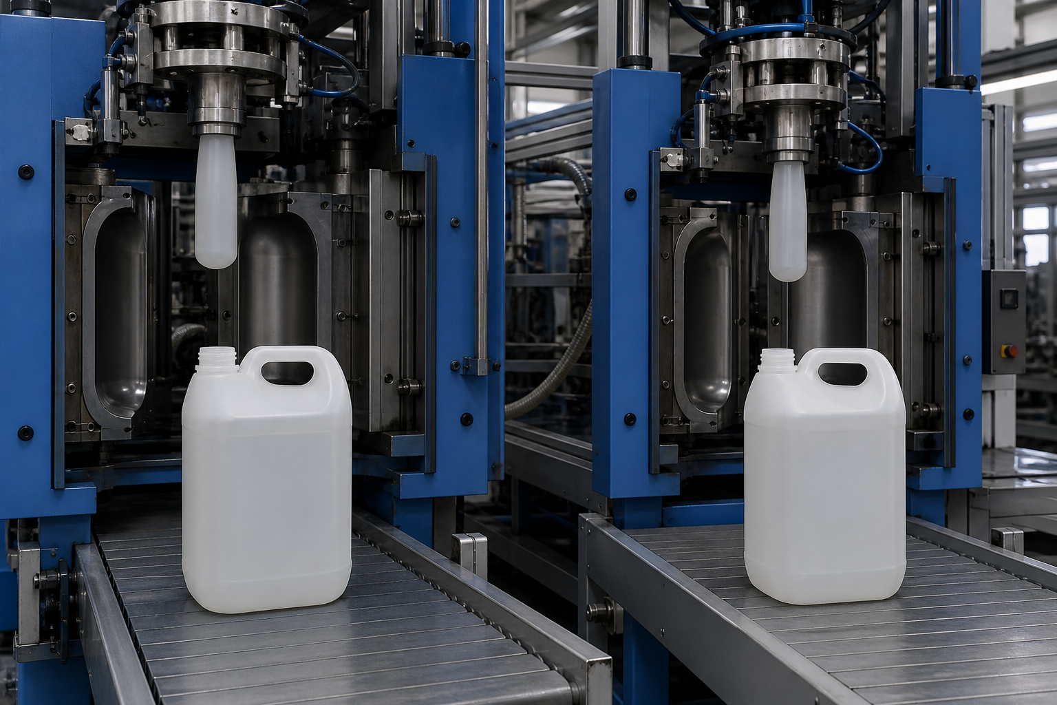 Últimos blogs de la empresa sobre Single-Station vs Double-Station Blow Molding Machines: What Is the Difference?