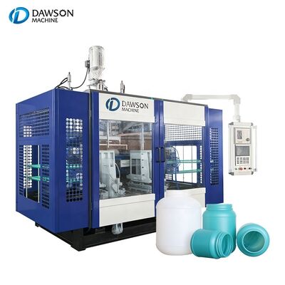 comprar Máquina de moldeo por soplado por extrusión de doble estación de 67kw para la producción de botellas de plástico de 1L-5L online manufacture