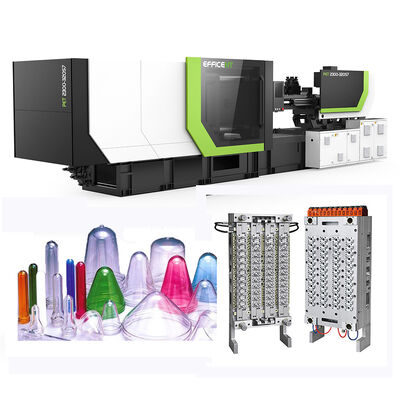 comprar 76.5 kW Potencia 48 Máquina de moldeo por inyección de preforma de PET en cavidad con tiempo de ciclo de 10 segundos por disparo online manufacture