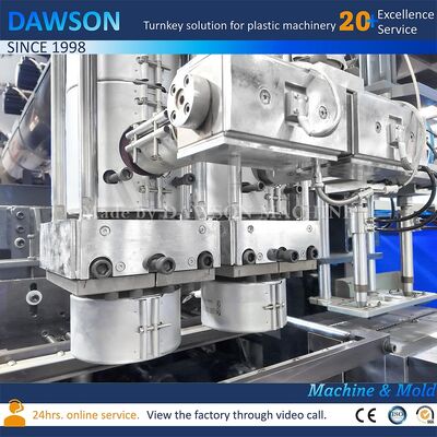 comprar Máquina de moldeo por soplado de bidón de 5 galones de HDPE con operación automática y salida de 130 kg/h para plástico PVC PE ABS EVA PP online manufacture