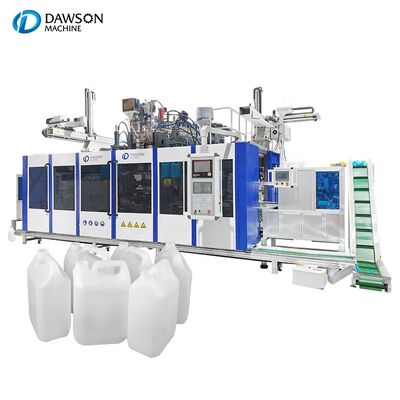 comprar DSB90II Máquina de moldeo por soplado de extrusión de doble estación con doble cabeza de matriz para la fabricación de latas de jerry de 5L de HDPE online manufacture