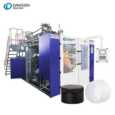 comprar Máquina de fabricación de cajas de alta productividad de boca ancha de HDPE de lado recto con 5 cabezas de matrices online manufacture