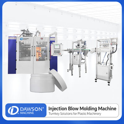 comprar Máquina de moldeo por soplado y extrusión con cabezal de matriz de cinco estaciones únicas para botes de HDPE de boca ancha online manufacture