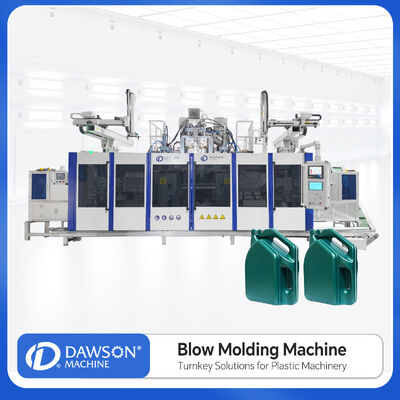 comprar Máquina de moldeo por soplado de doble estación totalmente automática para envases industriales líquidos de 5L HDPE online manufacture