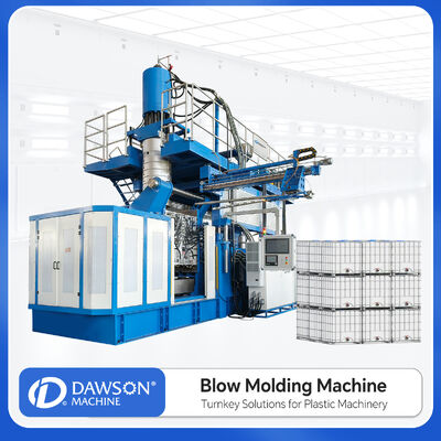 comprar Máquina de moldeo por soplado por extrusión IBC de 1000L usada con alta productividad y diseño de cabezal acumulador online manufacture