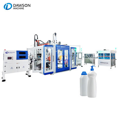 comprar Máquina automática de moldeo por soplado y extrusión de doble estación con fuerza de sujeción de 220 KN para botellas de 5 litros online manufacture