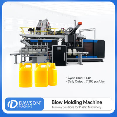 comprar Máquina de moldeo por soplado rotativo de alta velocidad de 6 estaciones para la producción de botellas de Jerry de 25L HDPE online manufacture
