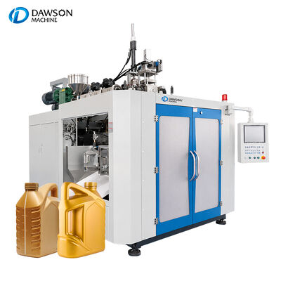 comprar Máquina automática para fabricar botellas de plástico HDPE de 4L, equipo de moldeo por soplado por extrusión online manufacture