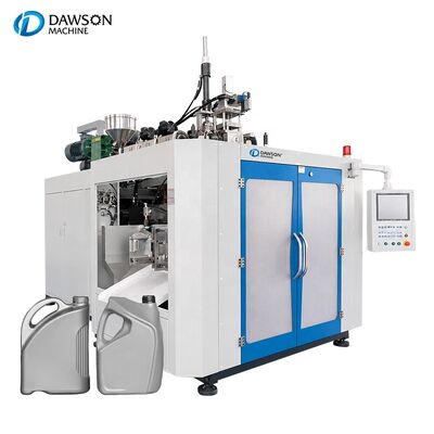comprar Máquina automática de moldeo por soplado por extrusión de doble estación para contenedores de plástico HDPE de 4L online manufacture