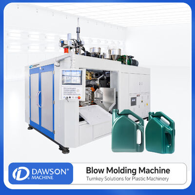 comprar Máquina automática de moldeo por soplado por extrusión de doble estación para contenedores de plástico HDPE de 4L online manufacture