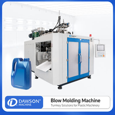 comprar Máquina de moldeo por extrusión y soplado automática de doble estación para la fabricación de contenedores de plástico HDPE de 4L online manufacture