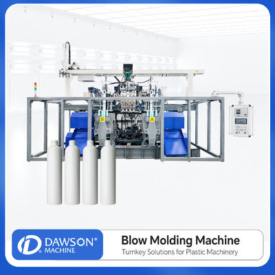 comprar Máquina de moldeo por soplado por extrusión automática de doble estación para la producción de botellas de plástico HDPE de 0-1L online manufacture