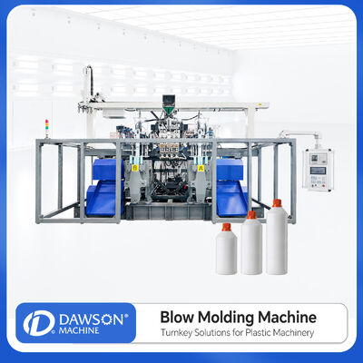 comprar Máquina automática de moldeo por soplado por extrusión de doble estación de 4 cabezas con 120 kg/h de producción para la producción de botellas de plástico online manufacture