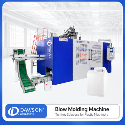 comprar Máquina de moldeo por extrusión de soplado de doble estación y doble cabezal de HDPE de 5L automática para la fabricación de botellas de plástico online manufacture