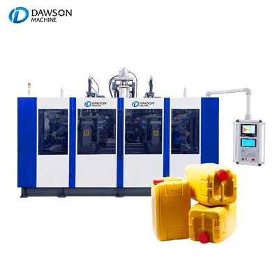 comprar Máquina de moldeo por soplado de bidones de HDPE de doble estación Máquinas de moldeo por soplado de plástico para la producción de contenedores de aceite lubricante online manufacture
