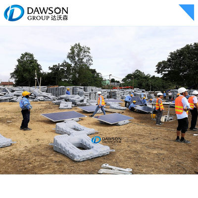 comprar Máquina flotante plástica del moldeo por insuflación de aire comprimido de la base de la barrera del panel solar online manufacture