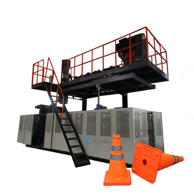 comprar Máquina que sopla plástica del barril de la máquina del moldeo por insuflación de aire comprimido de la protuberancia de la barricada online manufacture