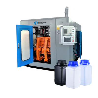 Máquina de moldeo por soplado con extrusión de cabeza única para contenedores de plástico