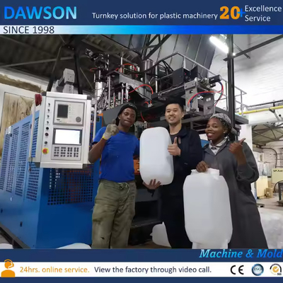 Máquina de moldeado por soplado de extrusión de plástico de alta velocidad Hdpe 2L 3L 4L Fabricación de líquido de detergente para ropa