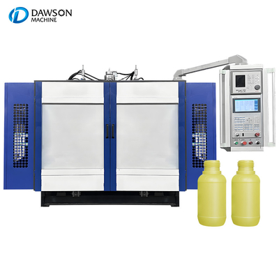 Máquina de moldeo automático de botellas de plaguicidas con extrusión por soplado plástico hdpe