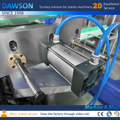 Máquina de moldeo automático por extrusión de doble estación para botellas de 1L y 2L