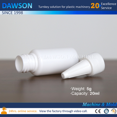 Botellas de plástico para ojos con inyección máquina de moldeo por soplado