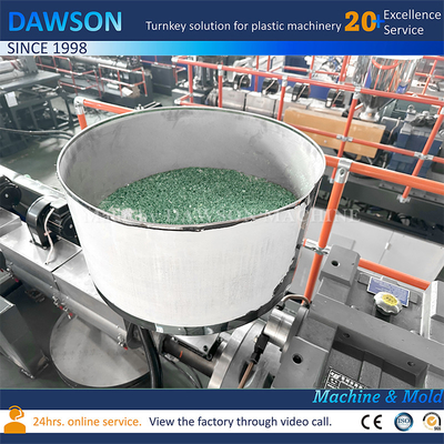 Máquina de moldeo por soplado de extrusión de aceite lubricante HDPE con cabeza de matriz única de una sola estación