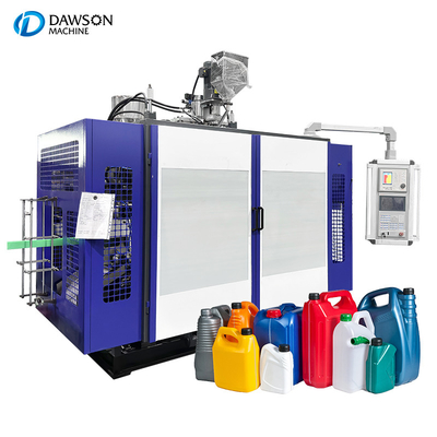 Máquina de moldeo por soplado por extrusión de 5L de doble estación con cabeza de matriz única de HDPE automática Adblue Jerry Can