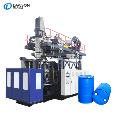 Máquina para moldear por soplado con extrusión de tambor de plástico de 200L Máquina para moldear por soplado con barril de doble anillo
