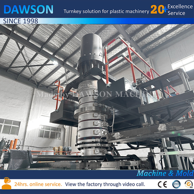 Máquina de producción de barriles de plástico de alta velocidad de 200L Máquina de moldeo por soplado de extrusión de tambores químicos