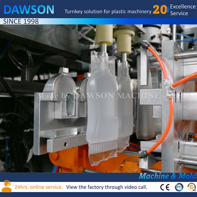 Máquina de moldeo por extrusión de alta productividad para botellas de detergente de lavandería de 2-5L HDPE LDPE PP
