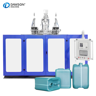 Máquina de moldeo por soplado de extrusión de jerrycan de plástico 5L 10L HDPE
