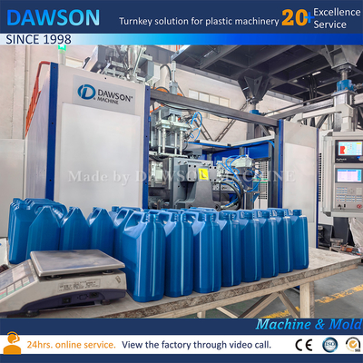 Máquina de moldeo por soplado de bidones de 2L 3L, fabricación de botellas, extrusión, moldeo por soplado de plástico para 1-2 operadores