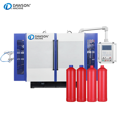 Botella de detergente de lavandería Extrusión máquina de moldeo de soplado con tres fases motor asíncrono y 200 ml / 500 ml de volumen máximo