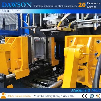 Máquina de moldeo por soplado procesada de plástico HDPE PP para la fabricación de bidones de 5 litros, botellas de aceite de motor y contenedores químicos