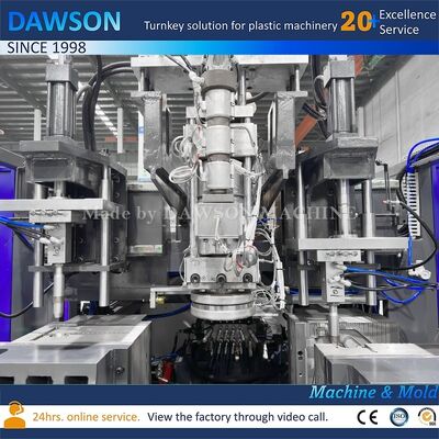 Material de molde de cobre de aluminio con berilio 5L 8L 10L máquina de soplar botellas de plástico HDPE tiempo de ciclo de la máquina 21,6 segundos