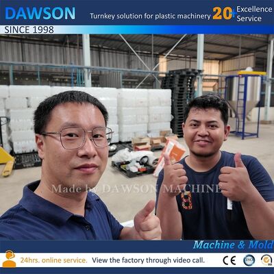 Fuerza de sujeción de 270 kN Máquina de moldeo por soplado de extrusión de tambor de Jerry