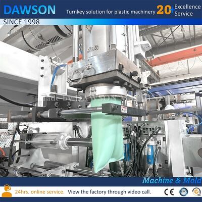 660 milímetros Placa de molde Tamaño 270 kilonewtons Fuerza de sujeción totalmente automática 20 litros de plástico Jerry puede extrusión máquina de moldeo de soplado