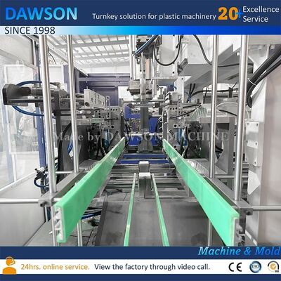 660 milímetros Placa de molde Tamaño 270 kilonewtons Fuerza de sujeción totalmente automática 20 litros de plástico Jerry puede extrusión máquina de moldeo de soplado