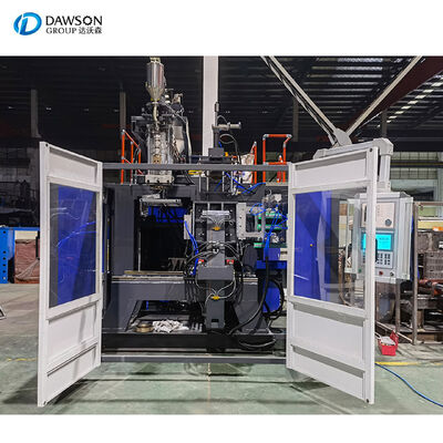 130 kg por hora de salida extrusión máquina de moldeo por soplado para 10L 20L 25L 30L botella jerrycan pila lubricante aceite de palma botella de aceite de palma