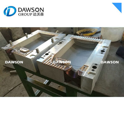 Máquina de moldeo por soplado por extrusión de 6kw de potencia de calentamiento para tornillos para bidones de HDPE PP, botellas de leche y lubricante de 5L. Consumo de aire 0.6