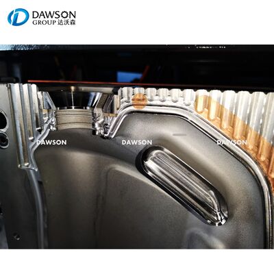 Consumo de agua 80 LMIN Extrusión máquina de moldeo de soplado Molde Plato tamaño 320 MM Ideal para la fabricación de botellas de aceite de 0-5L