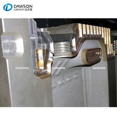 Máquina de moldeo por soplado con salida de 75 kg por hora, estación simple o doble, para la fabricación de botellas de lubricante de HDPE de 2L y 5L