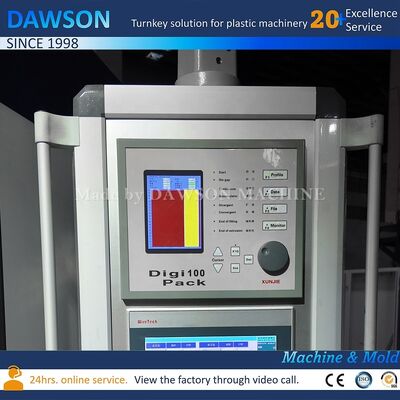 Máquina automática de moldeo por soplado, voltaje 415V, para producción de envases de plástico de 1L-5L, con una producción de 200~250 piezas/hora