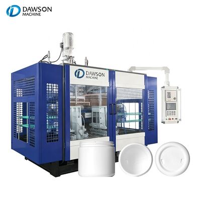 Máquina automática de moldeo por soplado con potencia de calentamiento de 8kw para frascos de boca ancha de HDPE resistentes a químicos de 1L-5L